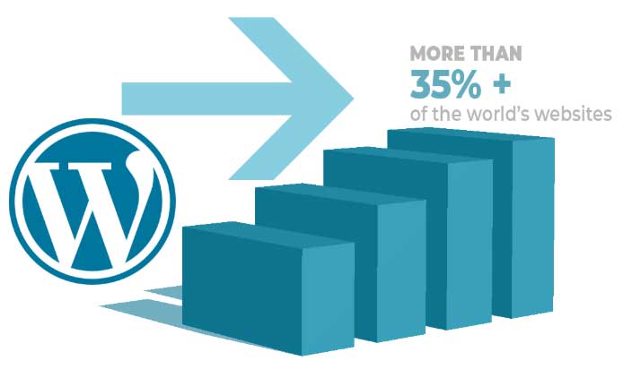 WordPress websites more than 35% in world